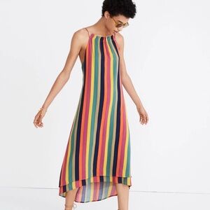 Madewell Lucca Colorful Striped Maxi Dress x Tavik Collab NWT $88